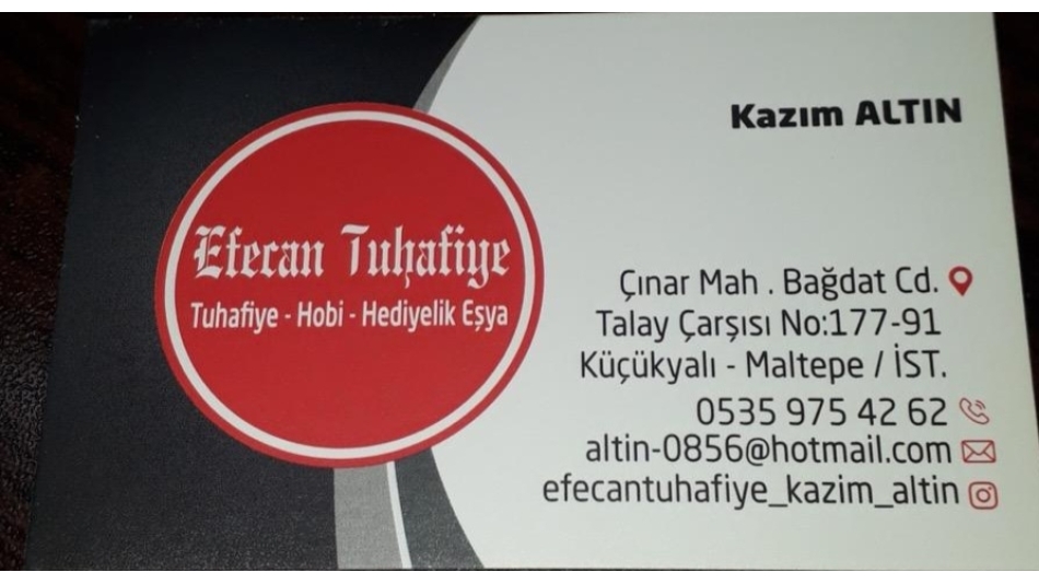 EFECAN TUHAFİYE ( Tuhafiye -Hobi- Hediyelik Eşya)
