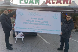 Cuma Camii Temel Atma Töreni