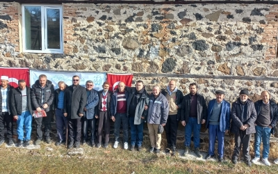 Cuma Camii Minaresi Temel Atma Töreni