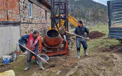 MİNARE TEMEL ATMA ÇALIŞMASI 